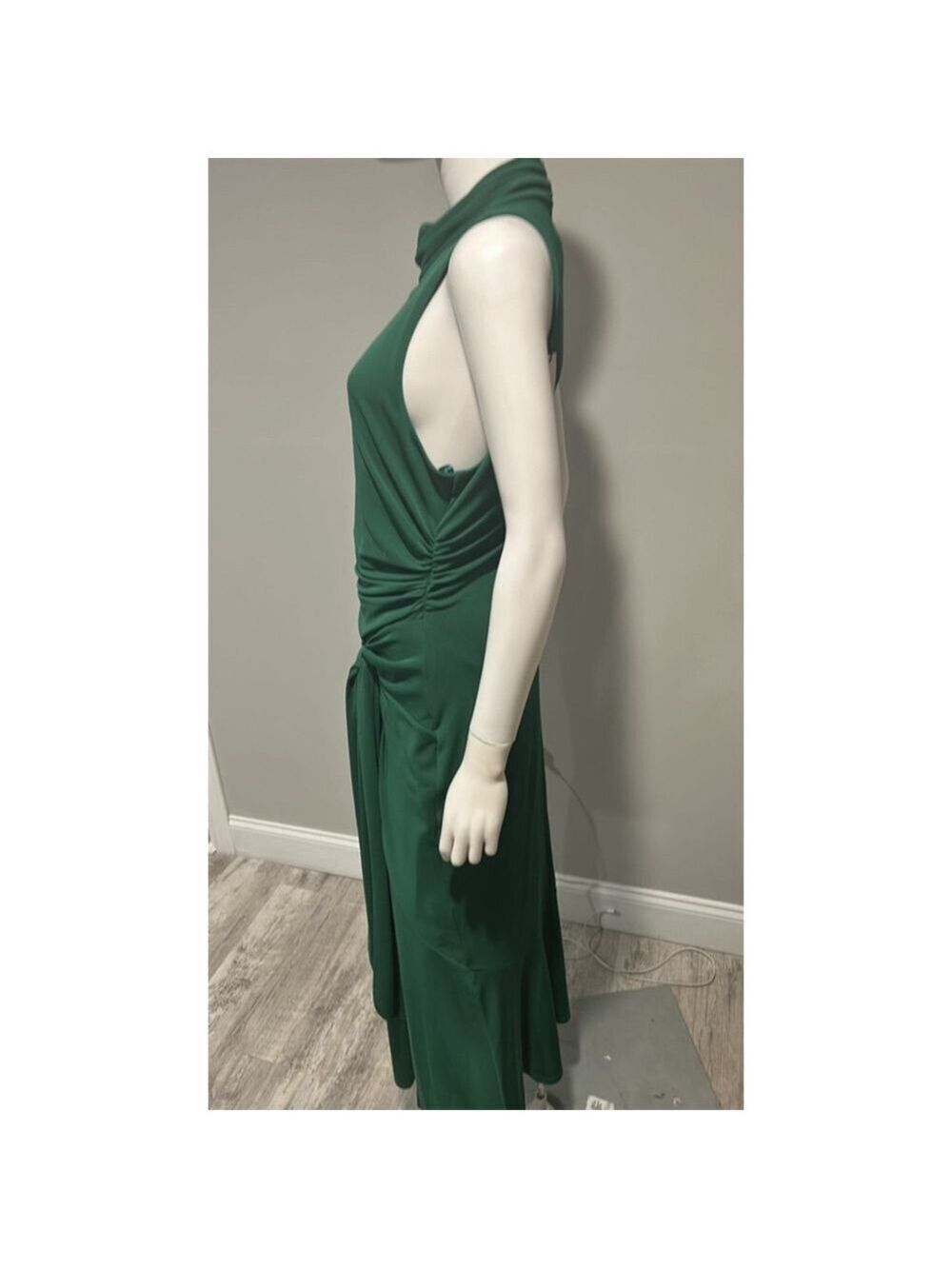 Cinq a Sept Green Rori Midi Dress Size 14 - Picture 9 of 13